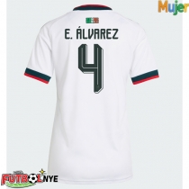 Camiseta México Edson Alvarez #4 Visitante Equipación para mujer Mundial 2026 manga corta